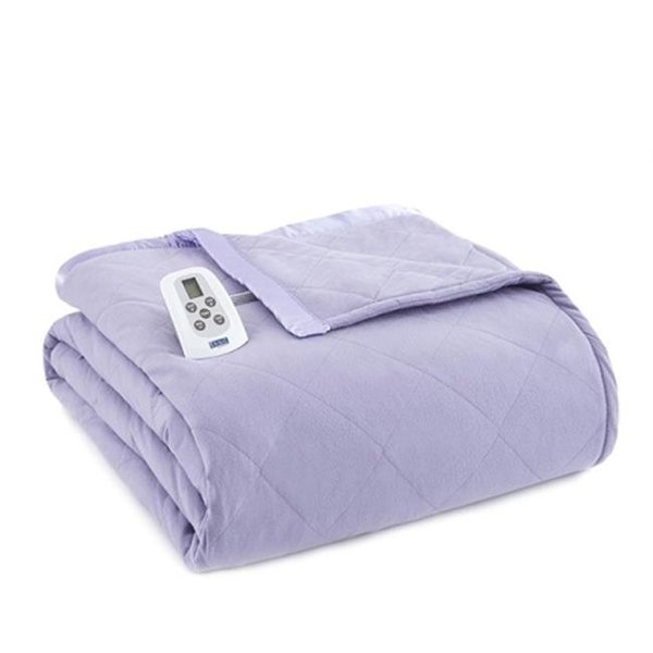 Shavel Shavel EBQNAMT Micro Flannel Queen Amethyst Electric Heated Comforter & Blanket EBQNAMT
